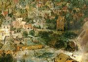 Pieter Bruegel detalj fran babels torn France oil painting artist
